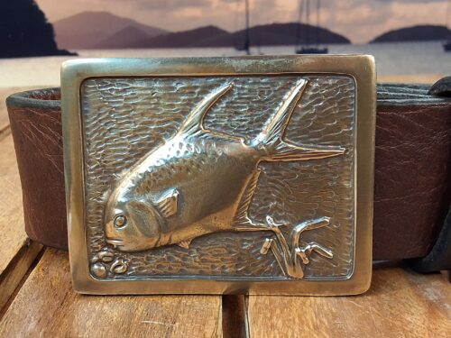 Permit Tailing Buckle in Bronze