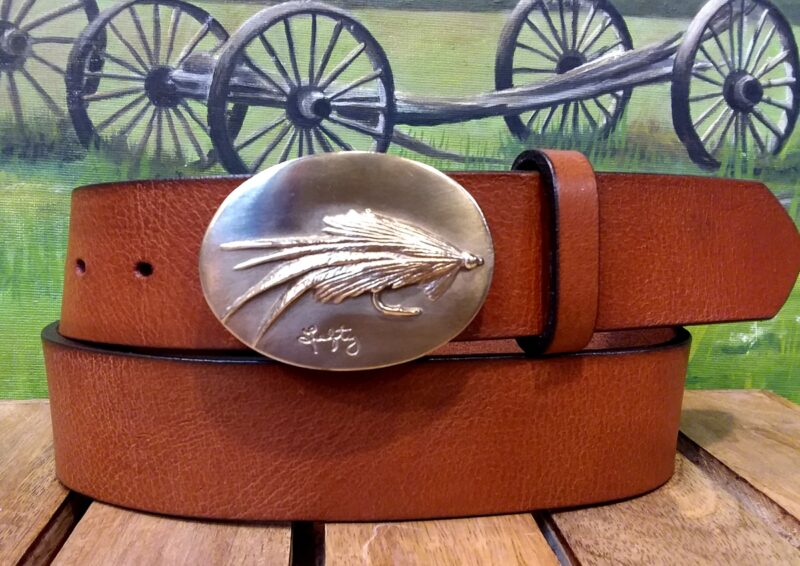 Lefty's Deceiver Fly Fishing Leather Belt Signed Limited Edition