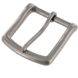 Nickel Matte Buckle in 1-1/4" to 1-3/4" width