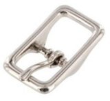 Nickel Plate Center Bar Buckle