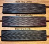 Snake Spine Embossed Leather Belt Colors