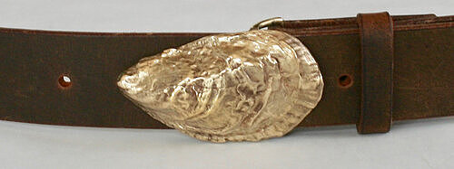 Chilmark Oyster, Martha’s Vineyard Buckle in Solid Brass