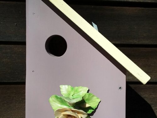 Flower Birdhouse from Novelty Nestings and Seas Creations on Cape Cod