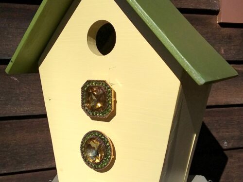 Jeweled Birdhouse from Novelty Nestings and Seas Creations on Cape Cod