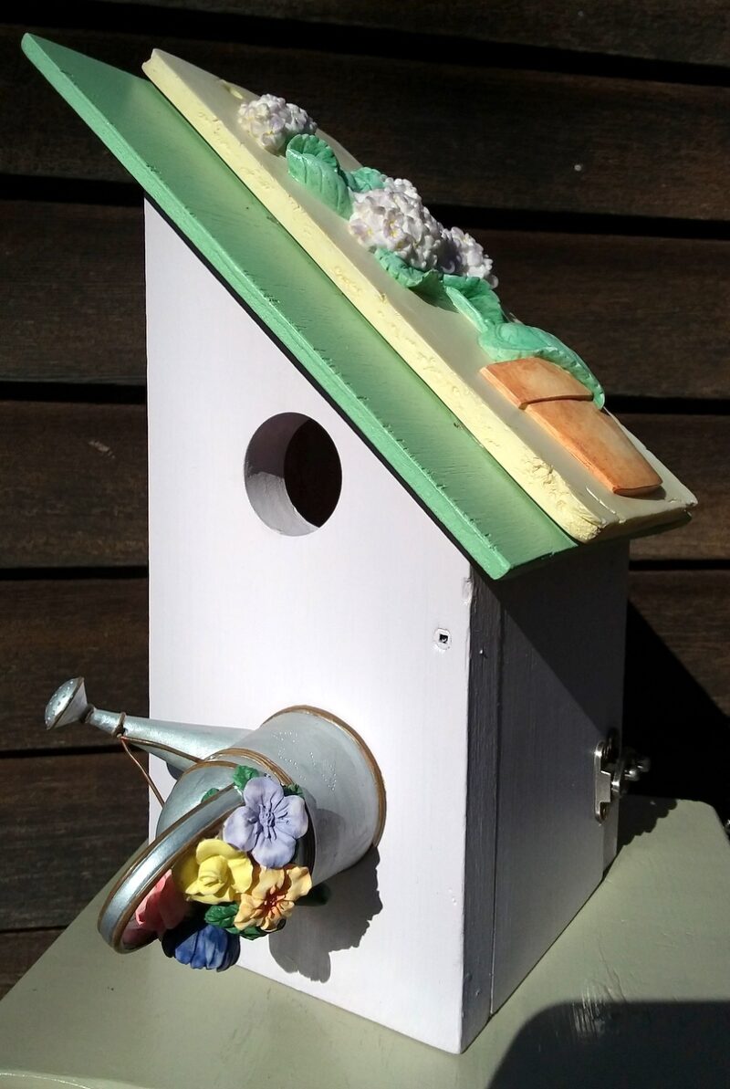 Watering Can Birdhouse from Novelty Nestings and Seas Creations on Cape Cod