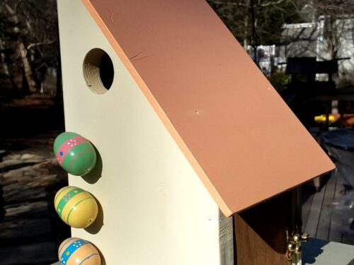Easter Birdhouse from Novelty Nestings and Seas Creations on Cape Cod