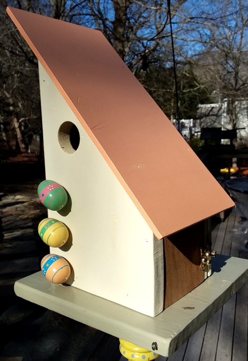 Easter Birdhouse from Novelty Nestings and Seas Creations on Cape Cod