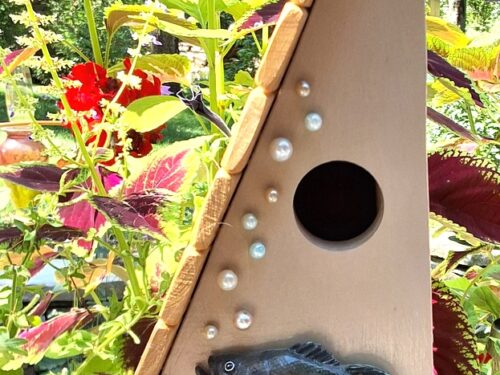 A Fish Birdhouse from Novelty Nestings @ Seas Creations on Cape Cod