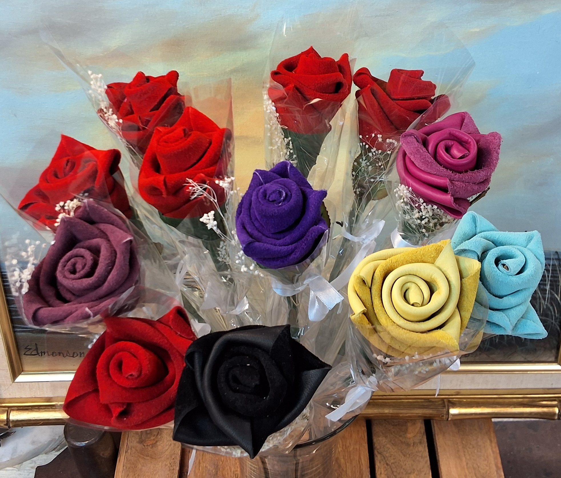 Love is a Leather Rose that Lasts a Lifetime