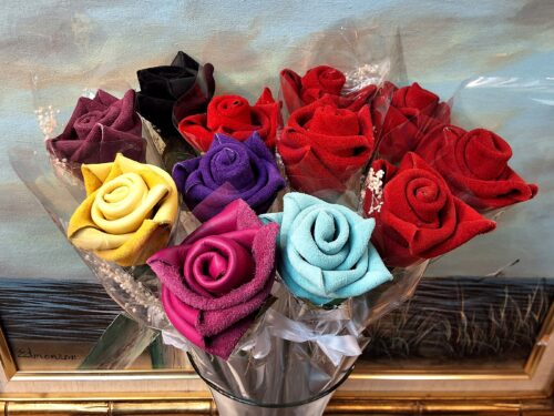 Artisan Handcrafted Leather Roses